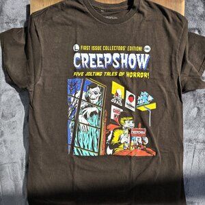 Creepshow Graphic Short Sleeve T-Shirt - Brown - Size Medium